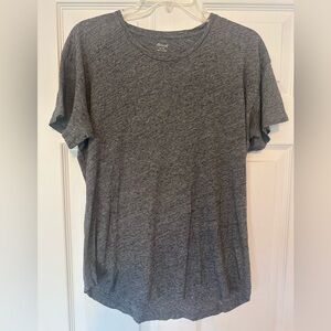 Madewell Heathered Grey Short Sleeve Crew Tee